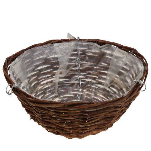 Artikel Blomkorg brun hängkorg hängkorg växtkorg Ø34cm