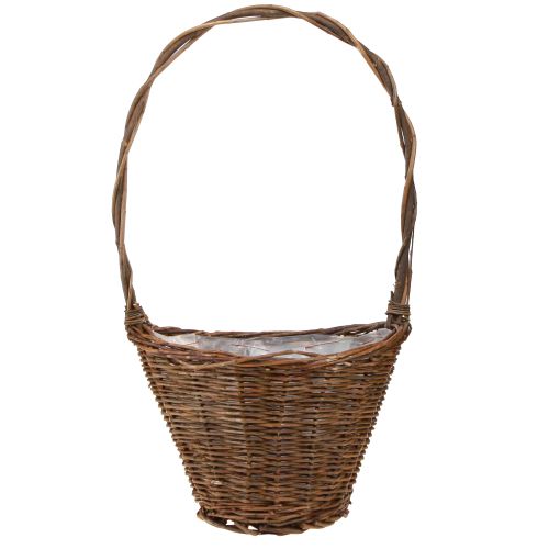 Artikel Blomkorg Pilkorghandtag Naturligt 29/23/21 cm Set om 3