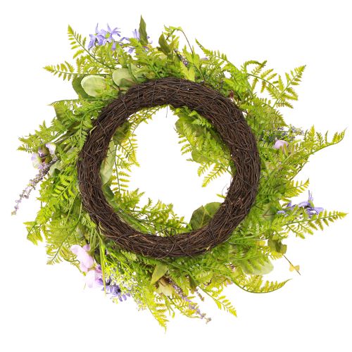 Floristik24 Konstgjord blomsterkrans med rankskrans färgad H13cm Ø55cm
