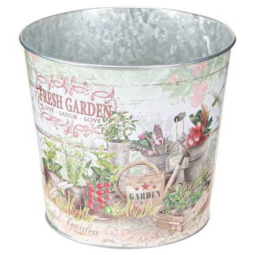 Artikel Blomkruka liten metallfärgad Fresh Garden H16cm 2st