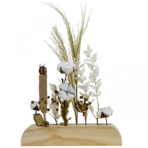 Ställ för torkade blommor Stånd Torkade blommor stång trä 25cm