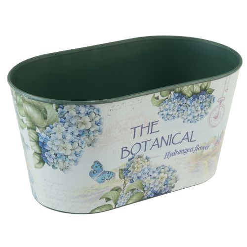 Blomskål oval hortensia plastskål 21,5×12,5cm H11cm