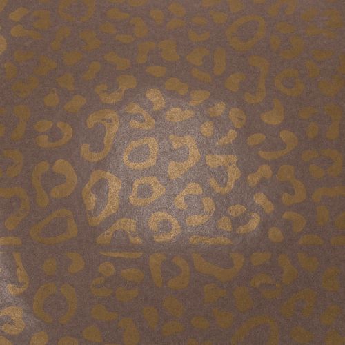 Blommig siden leopardmönster brun våtstyrka 50x75cm 20st | Floristik24.se