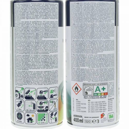 Artikel Belton fri vattenbaserad färg rosa trafiklila högblank spray 400ml