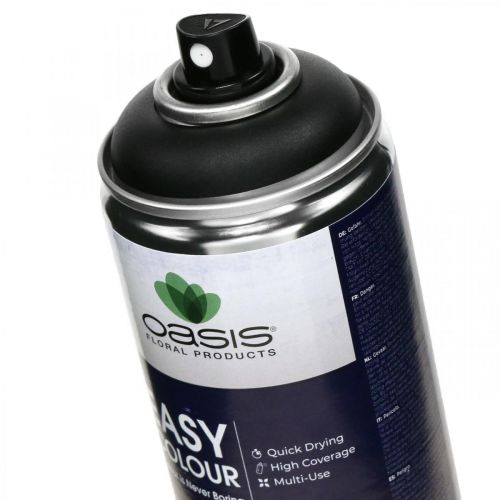 Floristik24 OASIS® Easy Color Spray, Black Paint Spray 400ml