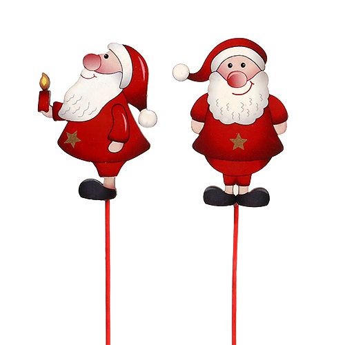 Floristik24 Blomma stift jultomten 12st