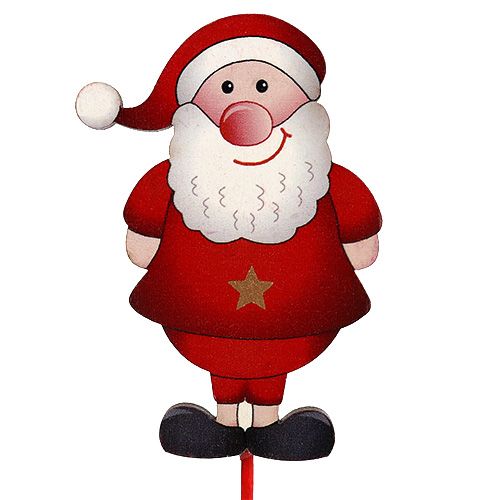 Floristik24 Blomma stift jultomten 12st