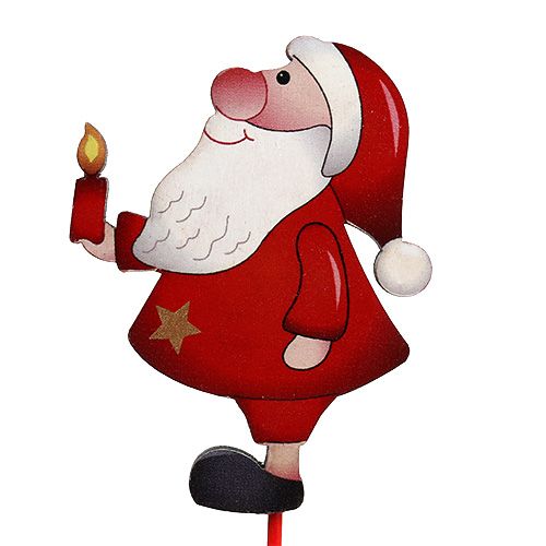 Floristik24 Blomma stift jultomten 12st