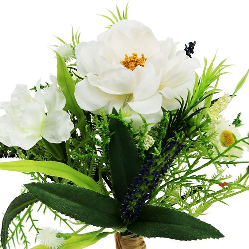 Floristik24 Bukett vit 20cm