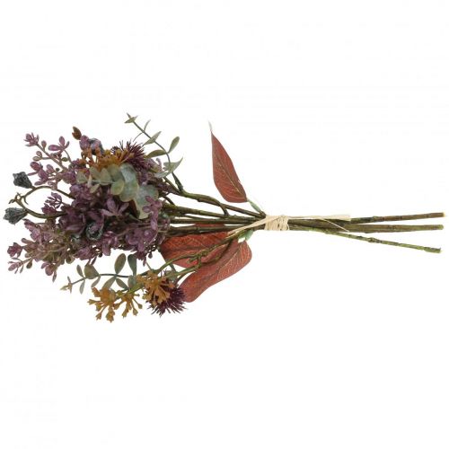 Floristik24 Bukett konstgjord tistel eukalyptus bukett blomdekor 36cm