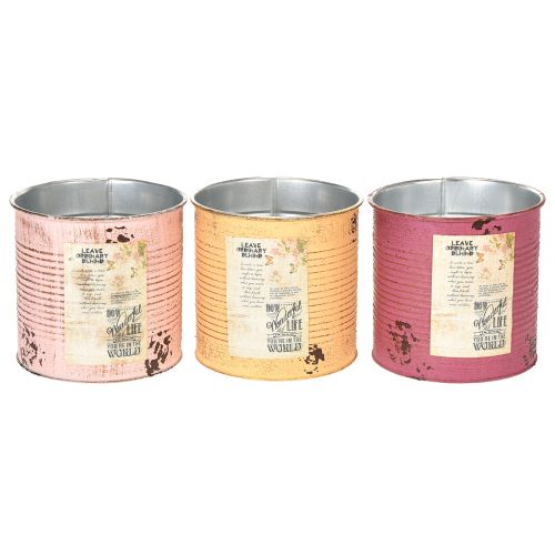 Artikel Blomkruka i vintagedesign för vardagsrum och kontorsdekoration 15 cm 3 st