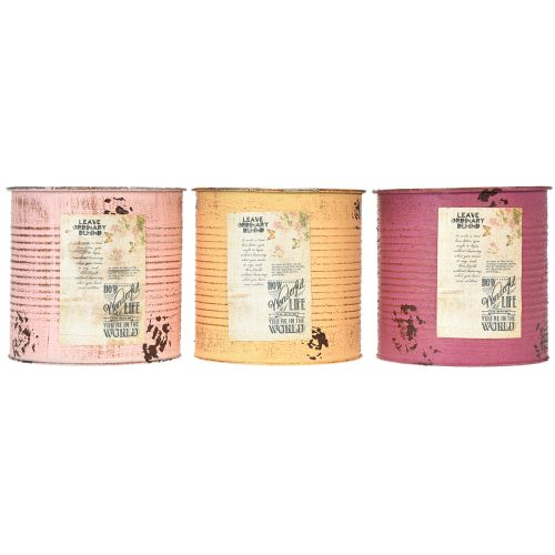 Artikel Blomkruka i vintagedesign för vardagsrum och kontorsdekoration 15 cm 3 st