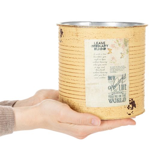 Artikel Blomkruka i vintagedesign för vardagsrum och kontorsdekoration 15 cm 3 st