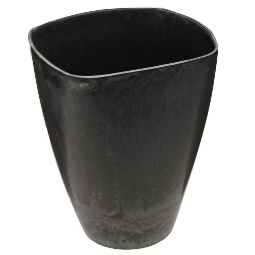 Artikel Orkidékruka blomkruka plast antracit 13,5x13x16,5cm 4st