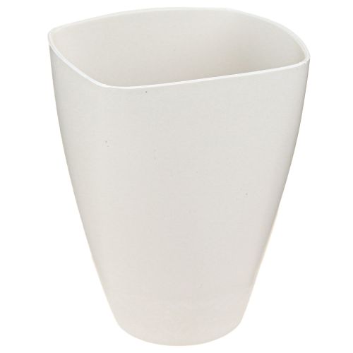 Artikel Blomkruka plast orkidékruka plast vit H16,5cm 4 st
