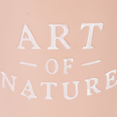 Zinkkruka Art of Nature, antik ros, Ø17,5 cm H15 cm | Floristik24.se