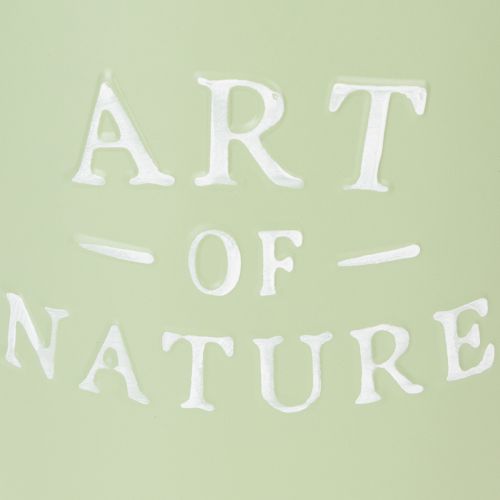 Zinkkruka Art of Nature mintgrön Ø17,5cm H15cm | Floristik24.se