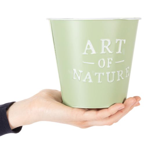 Artikel Zinkkruka Art of Nature mintgrön Ø17,5cm H15cm