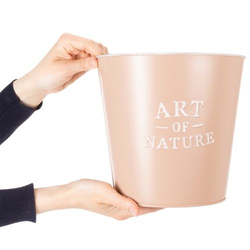 Artikel Blomkruka i zink, metallplanter, antik ros, Ø22cm H21cm