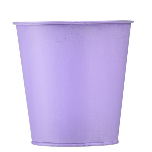 Artikel Blomkruka metall blomkruka lila Ø11,5cm H11,5cm