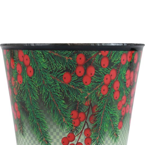 Artikel Blomkruka Julplanteringshink Ilex Ø13cm H11,5cm