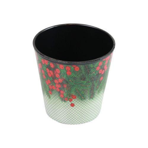 Floristik24 Blomkruka Julplanteringshink Ilex Ø11cm H10,5cm