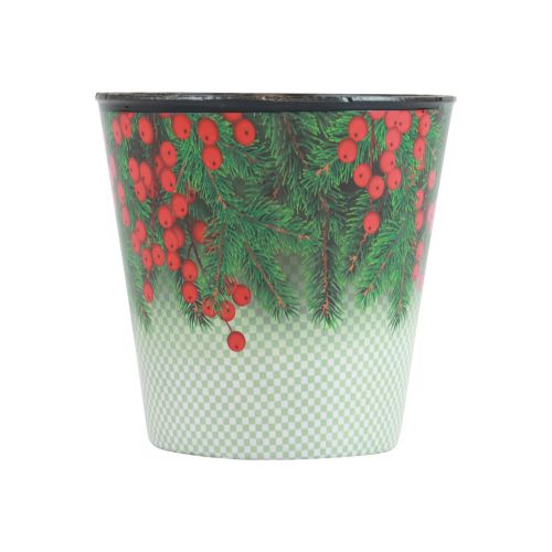 Artikel Blomkruka Julplanteringshink Ilex Ø11cm H10,5cm