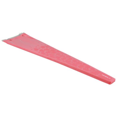 Floristik24 Blompåse med hjärtan rosa För en ros 50cm 50 st