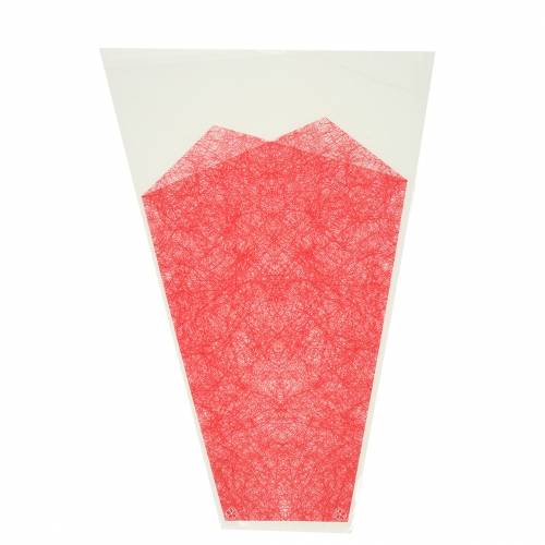 Floristik24 Blompåse juteröd L36cm B25cm - 12cm 50 st