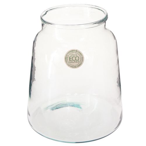 Artikel Blomvas glas klarglas vas bordsdekoration Ø18cm H22cm