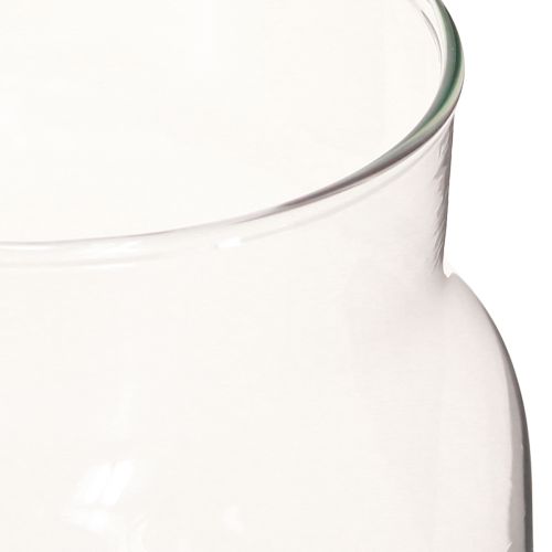 Artikel Blomvas glas klar vas för dekoration i glas H20cm