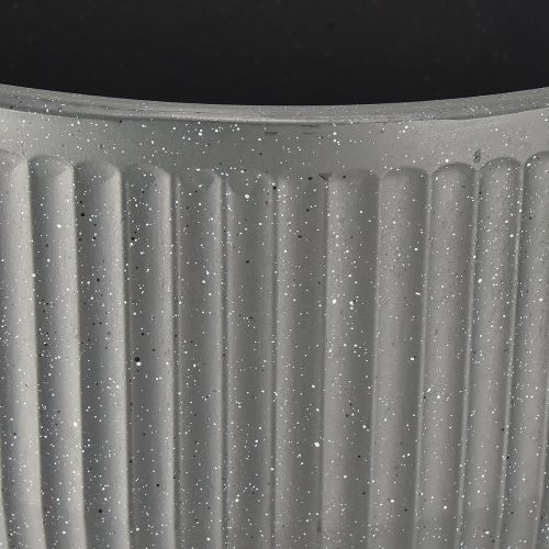Artikel Golvvas plastplanter antracit Ø28cm H46,5cm