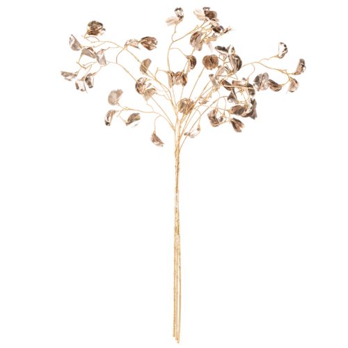 Bönblomsgren metallisk konstgjord växt jul 80 cm 3 st | Floristik24.se
