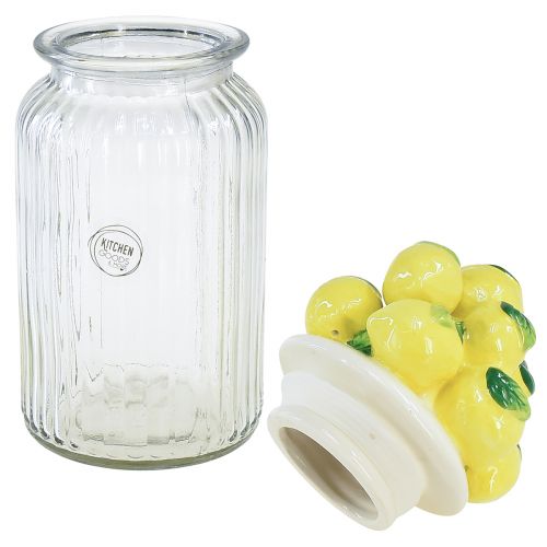 Artikel Bonbonniere glaskeramik citron sommar Ø11cm H27cm