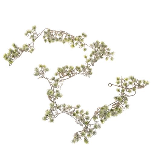Konstgjord bonsai-girlang, fint snötäckt, 180 cm | Floristik24.se
