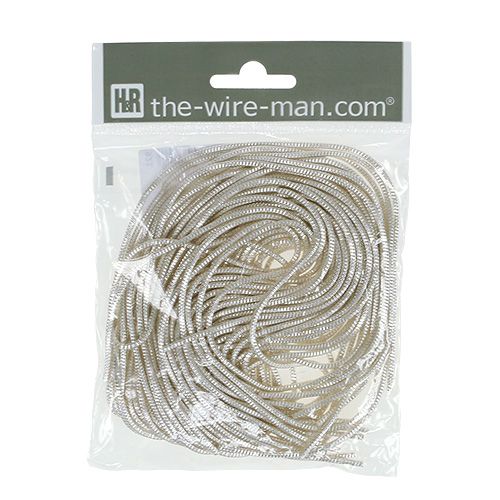 Floristik24 Buljongtråd Ø2mm 100g silver