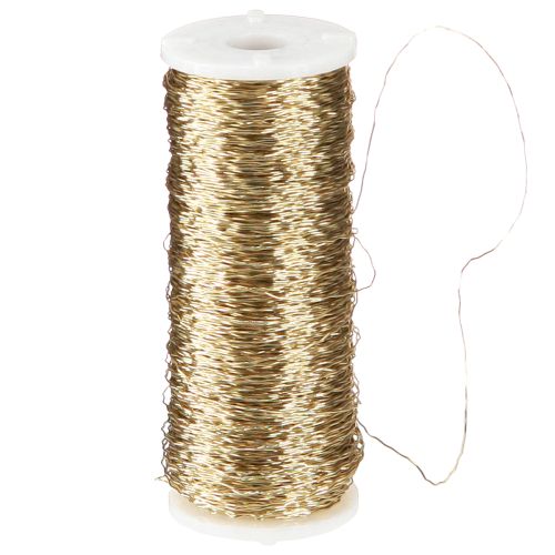 Artikel Buljongeffektstråd 100g guld