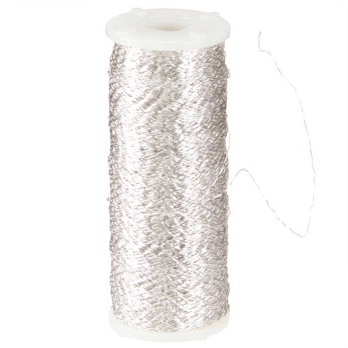 Artikel Buljongeffektstråd 100g silver