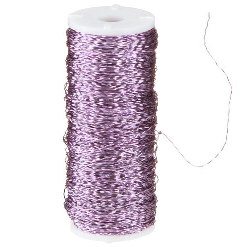 Artikel Buljongeffekttråd Ø0,30mm 100g/140m Lavendel