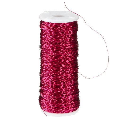 Artikel Buljongeffekttråd Ø0,30mm 100g/140m rosa