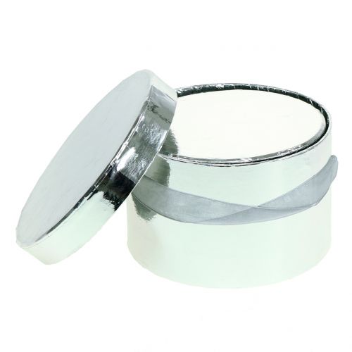 Floristik24 Blomlåda silver Ø14/16cm 2st