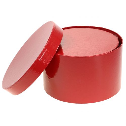 Artikel Blomlåda röd blank Ø18/20cm 2 st