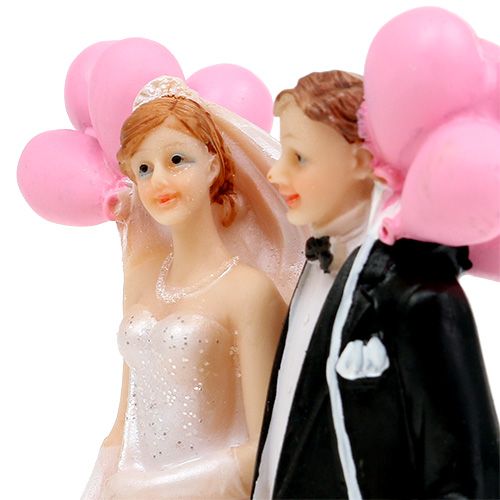 Floristik24 Brudpar med ballonger 14cm