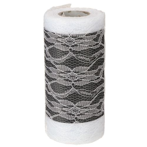 Artikel Bred spetsband bordslöpare spets vit 150mm 10m