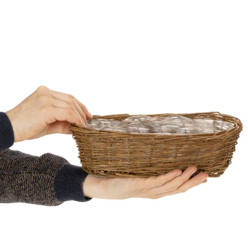 Brödkorg ca 30 cm oval oskalad | Floristik24.se