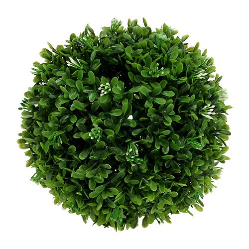 Floristik24 Buxbomboll med blommor dekorativ boll grön Ø18cm 1 st