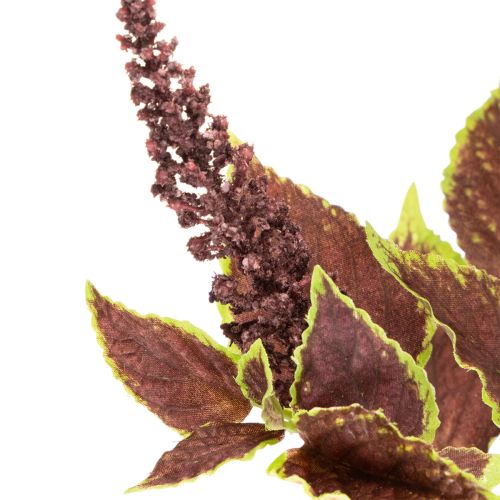 Konstgjord coleus med röda blad, konstgjord växt, 20 cm | Floristik24.se