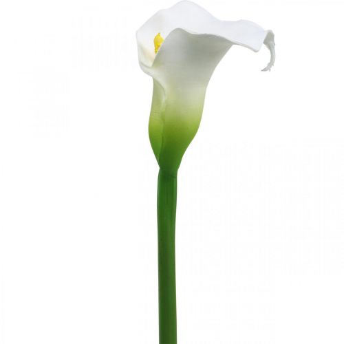 Floristik24 Konstgjord Calla Vit Bröllopsdekor Sidenblommajubileum L72cm