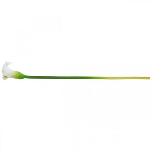 Floristik24 Konstgjord Calla Vit Bröllopsdekor Sidenblommajubileum L72cm