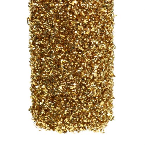 Floristik24 Champagneflaska för att hänga lätt guld 13,5cm